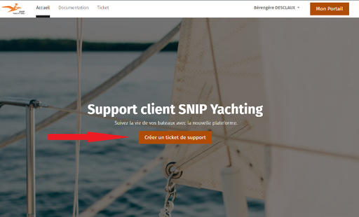 Création d'un ticket